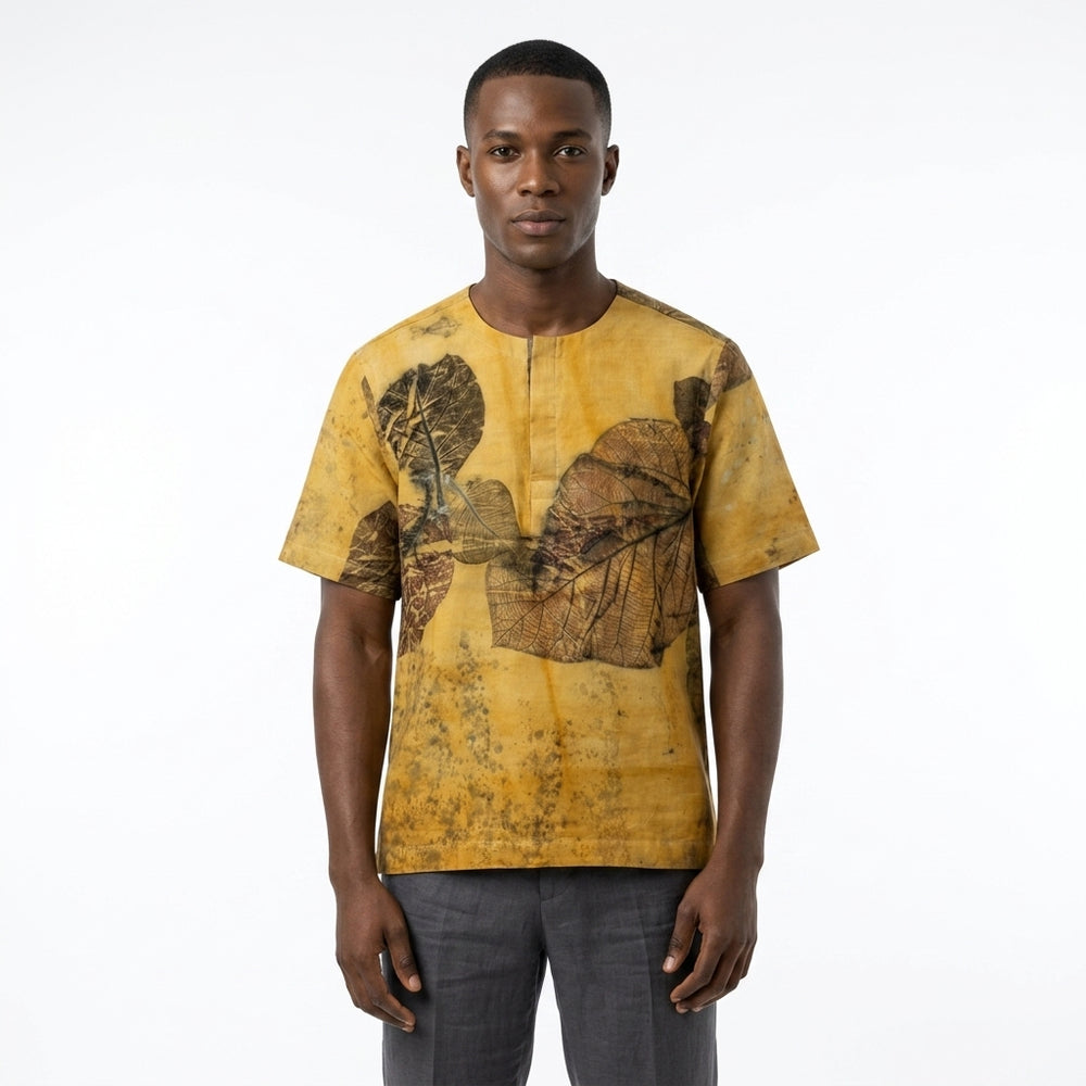 Chemise polo en lin