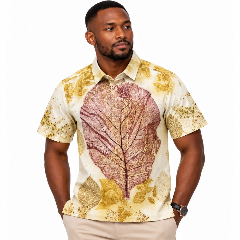 Chemise polo en lin